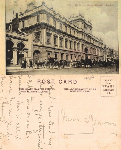 Vintage postcard burlington - -,