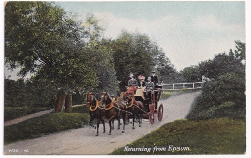 Returning from epsom horse - from,