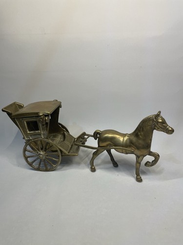 Brass horse hackney carriage - &,