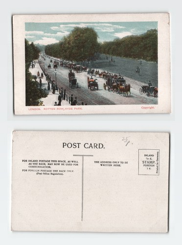 Vintage postcard london rotten - vintage,