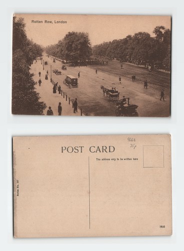 Vintage postcard rotten - vintage,