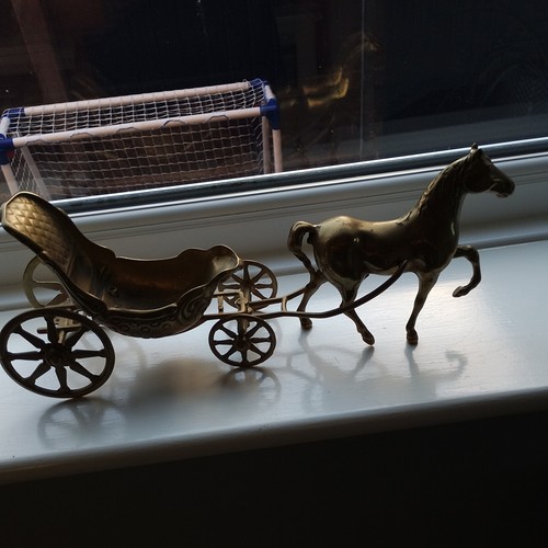 Brass horse and - horse,