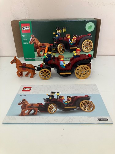 Lego wintertime carriage ride - wintertime,
