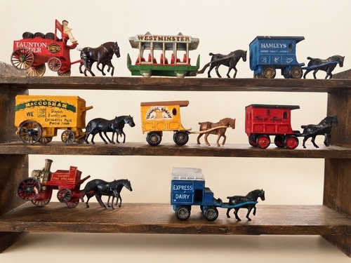 Lledo horse drawn carriages - lledo,