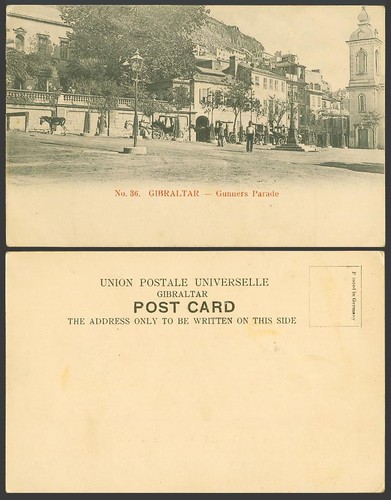 Gibraltar old undivided back - undivided,