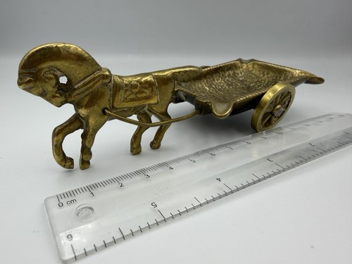 Vintage brass horse - vintage,