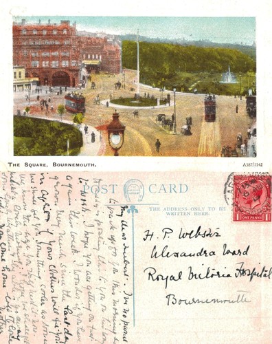 Vintage postcard the square - postcard,