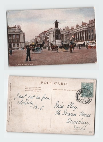 Vintage postcard waterloo - vintage,