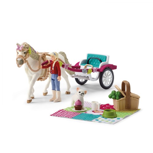 Horse carriage play set - horse,