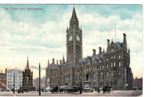 Manchester town hall with - -,